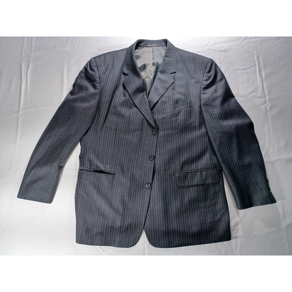 Lineage Men's Classic Pinstripe Suit‎ Formal Business Wear